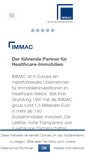 Mobile Screenshot of immac.de